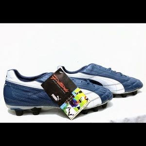 Deadstock 2001 Puma KSL i FG Blue Soccer Cleats